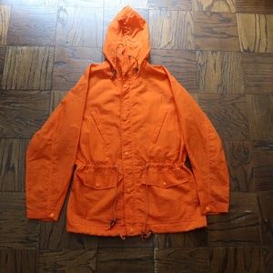 Vintage Women's GAP Rain Jacket Orange SZ Small
